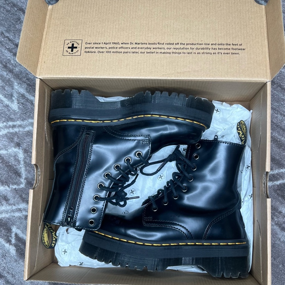 Dr. Martens Black Combat Boots